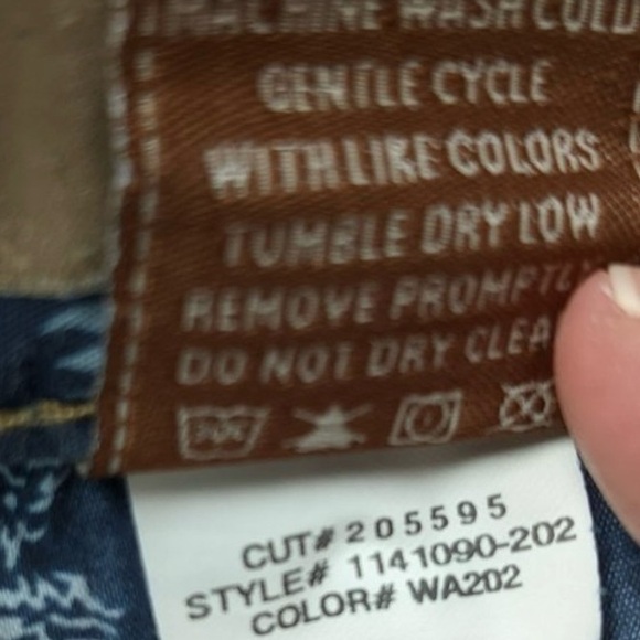 PAIGE Skyline skinny jeans blue stretch women’s sz 29 distressed - Picture 7 of 8